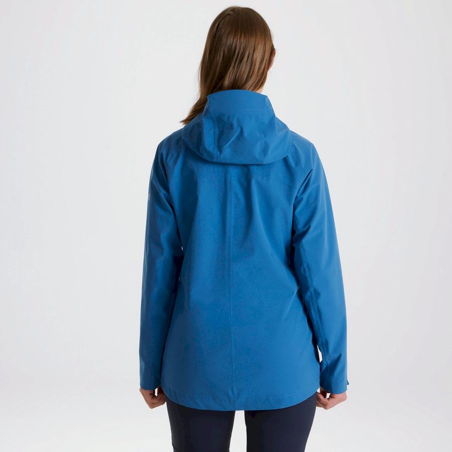 Craghoppers Waterproof Caldbeck Women's Jackets Blue | XGX289ZR