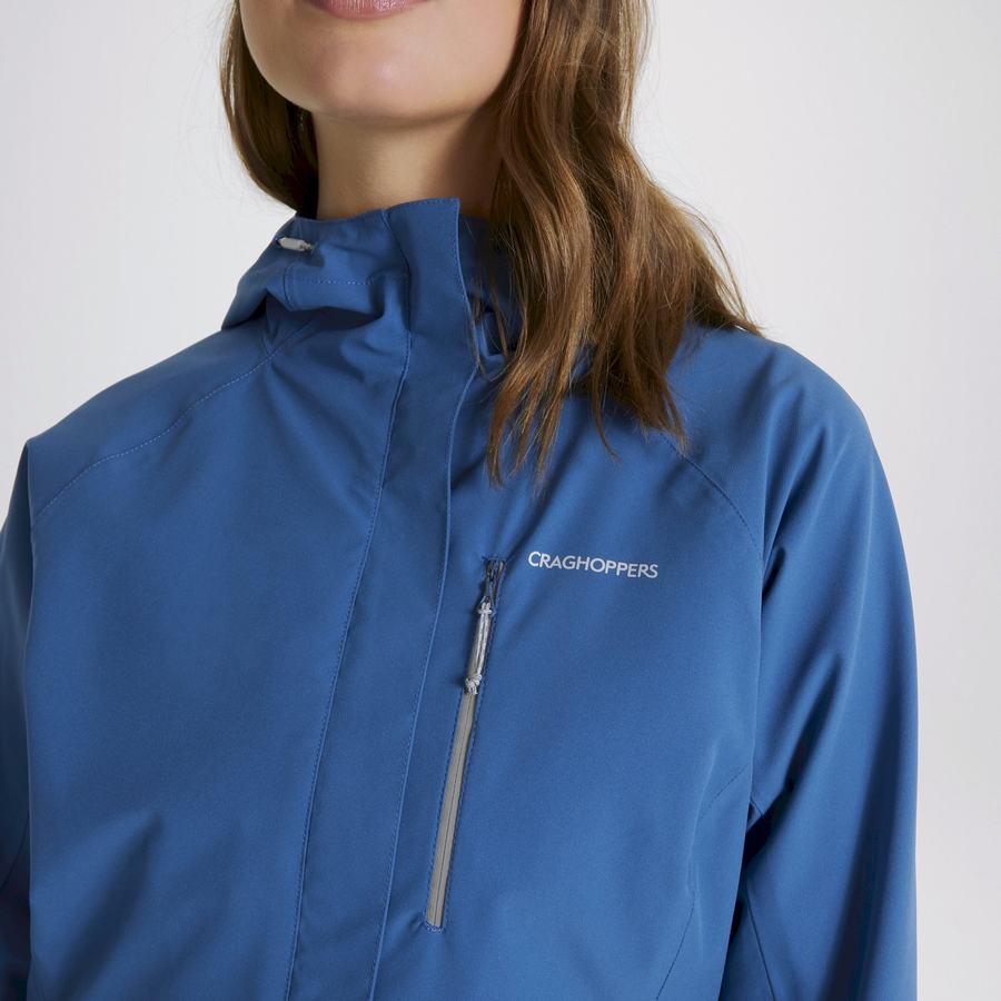 Craghoppers Waterproof Caldbeck Women's Jackets Blue | XGX289ZR