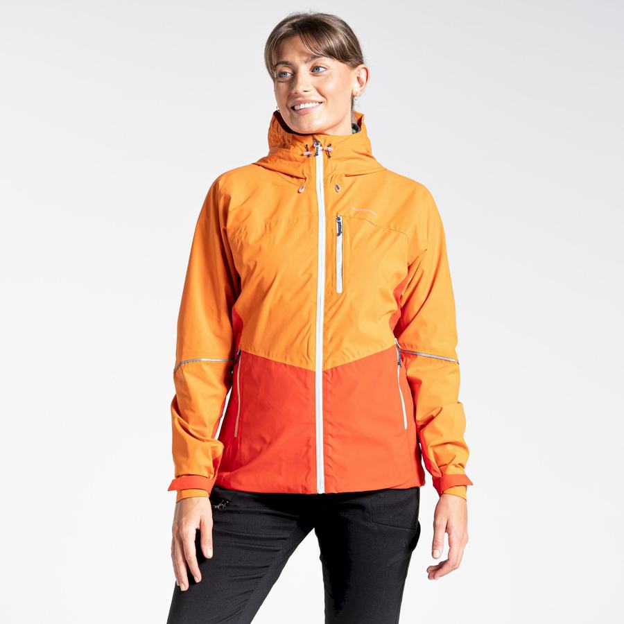 Craghoppers Waterproof Dynamic Women's Jackets Orange | IYS449VX