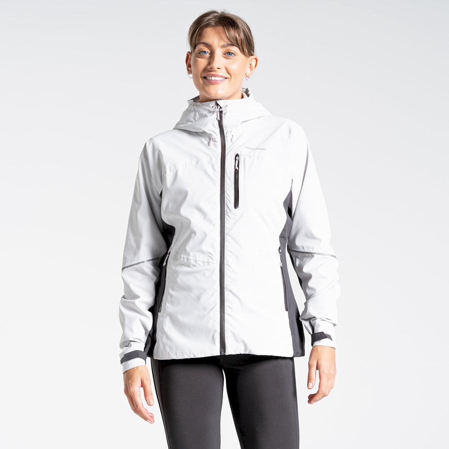 Craghoppers Waterproof Dynamic Women's Jackets Grey | PSV3159NE