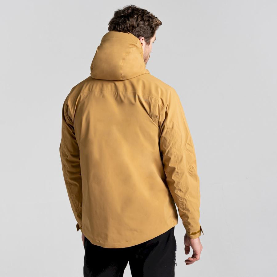 Craghoppers Waterproof Gryffin Men's Jackets Yellow | FWF8447FX