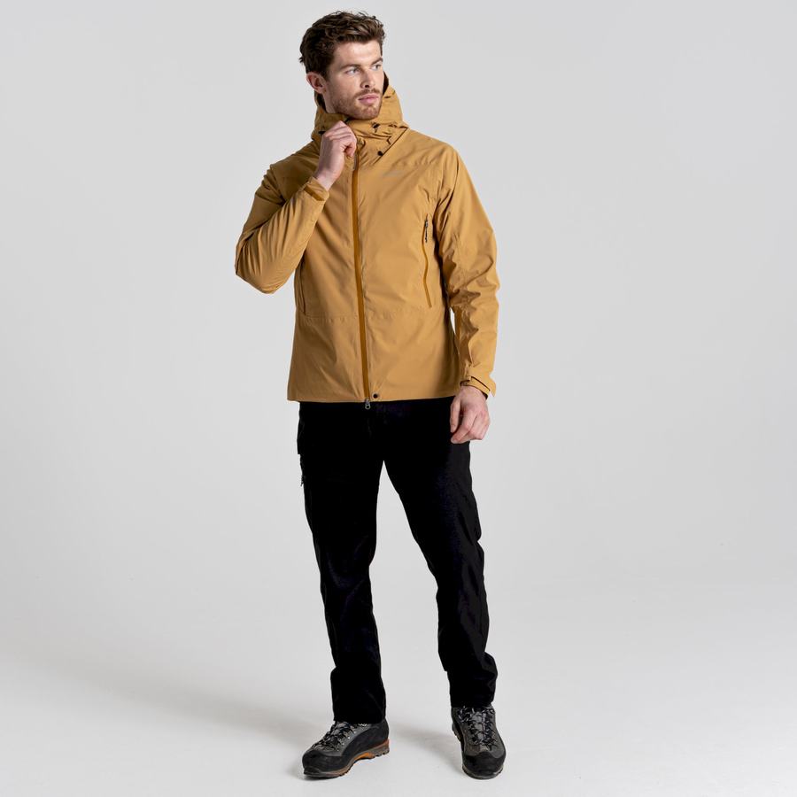 Craghoppers Waterproof Gryffin Men's Jackets Yellow | FWF8447FX