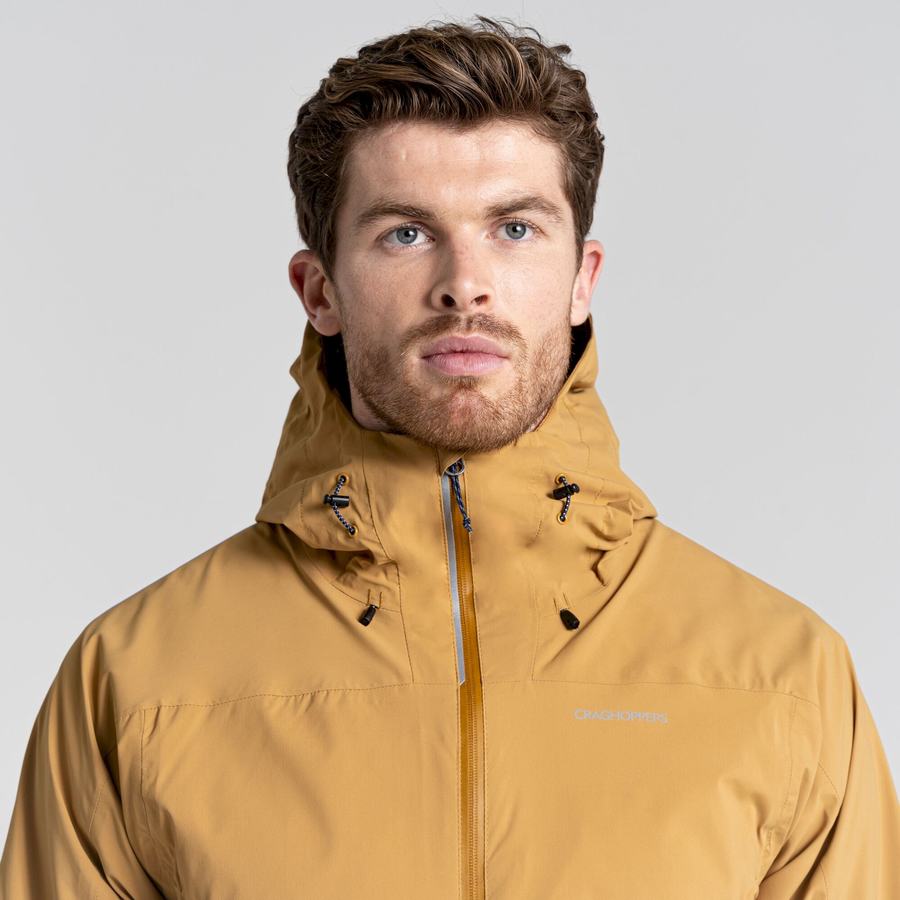 Craghoppers Waterproof Gryffin Men's Jackets Yellow | FWF8447FX