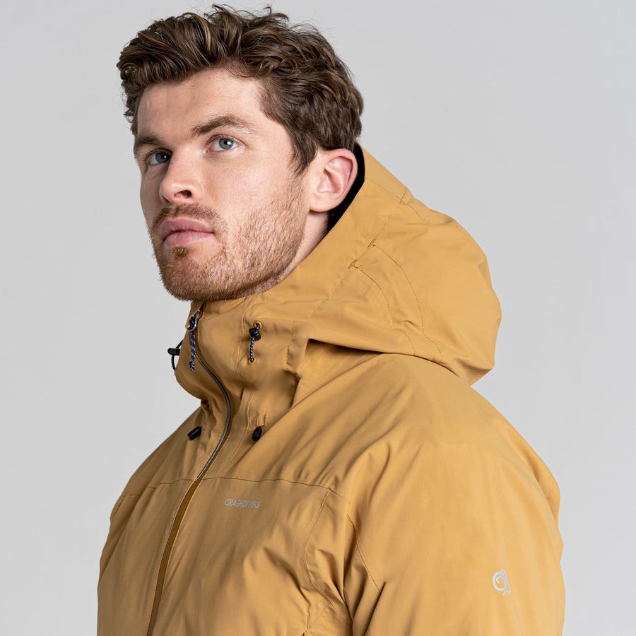 Craghoppers Waterproof Gryffin Men's Jackets Yellow | FWF8447FX