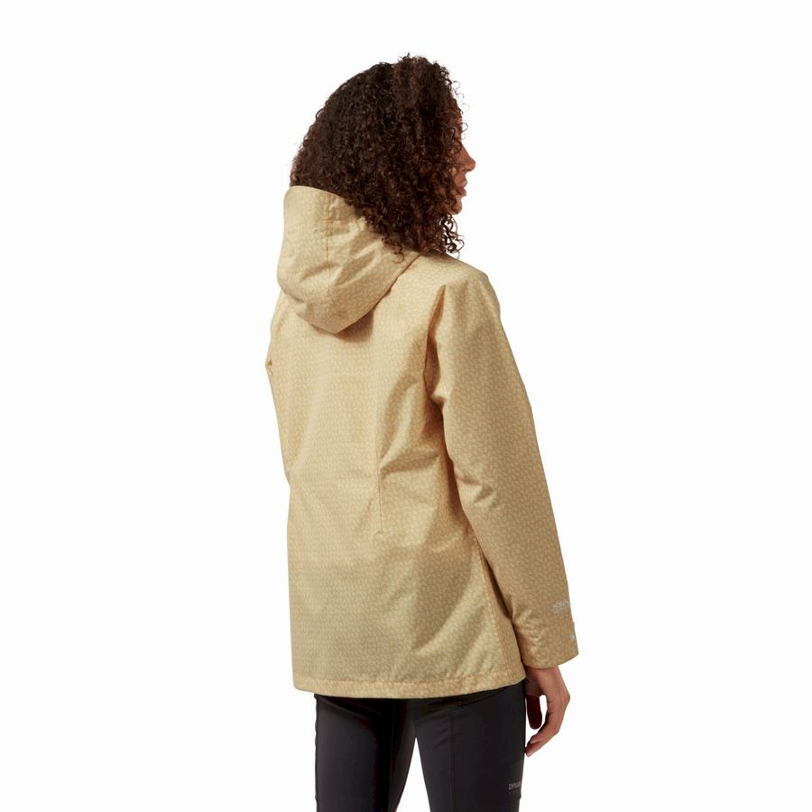 Craghoppers Waterproof Laurel Women's Jackets Yellow | BPV9166DQ