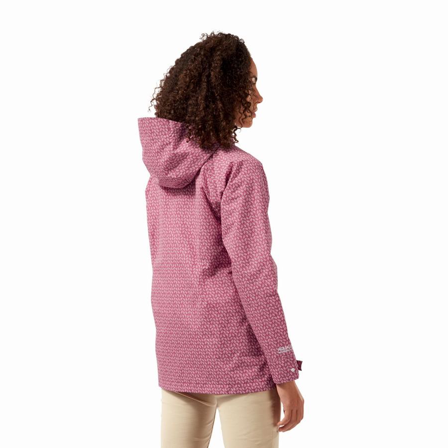 Craghoppers Waterproof Laurel Women's Jackets Pink | XDY7659JM