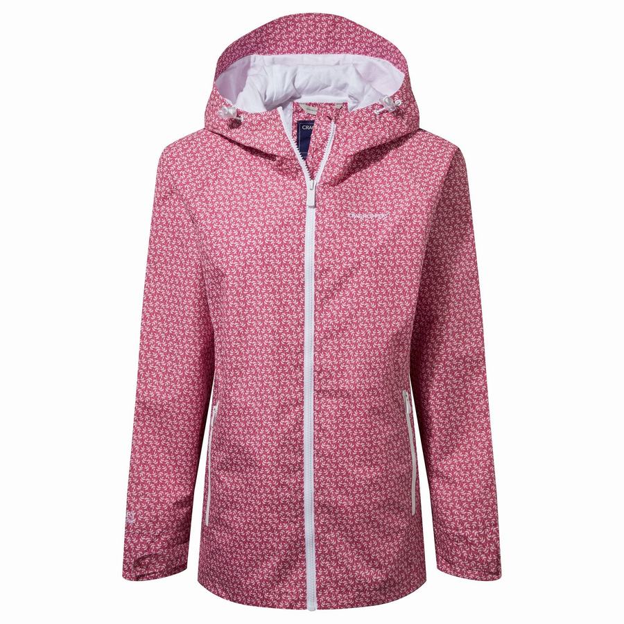 Craghoppers Waterproof Laurel Women's Jackets Pink | XDY7659JM