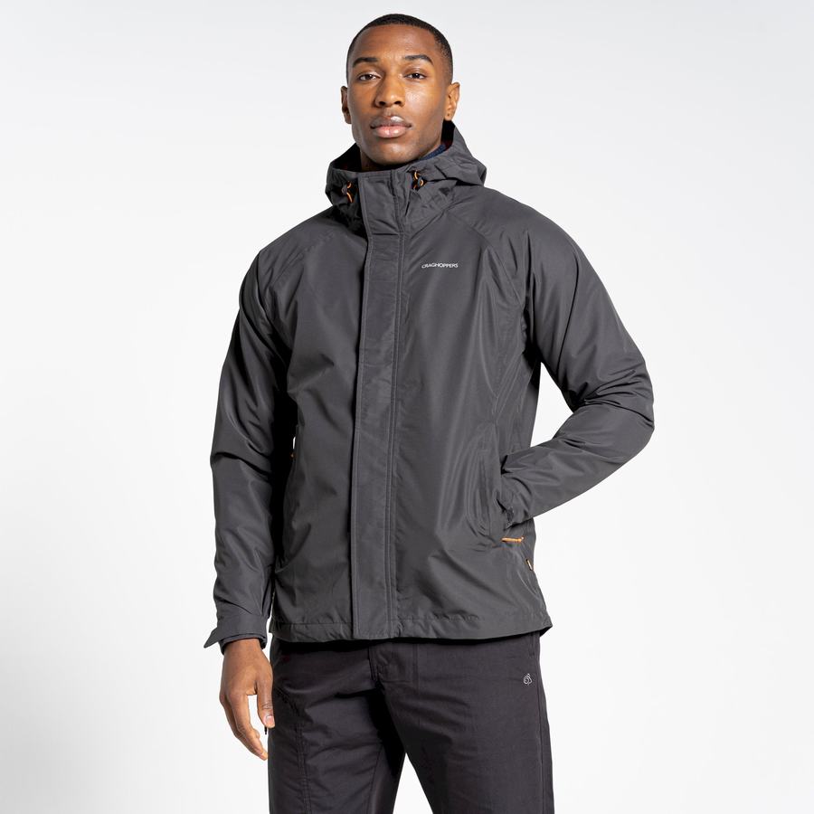 Craghoppers Waterproof Orion Men's Jackets Black | BKD2190PK