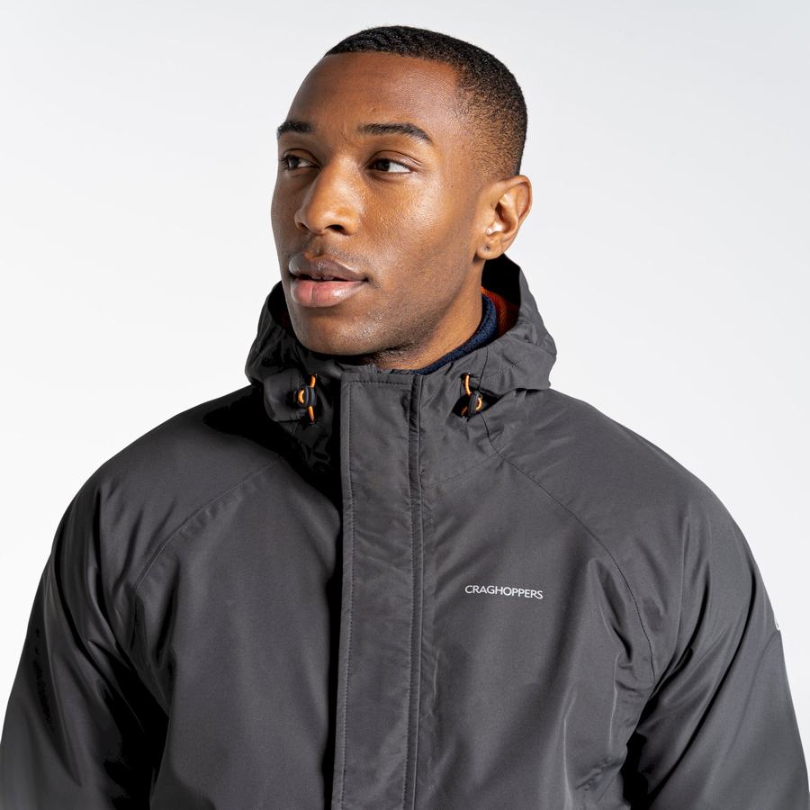 Craghoppers Waterproof Orion Men's Jackets Black | BKD2190PK