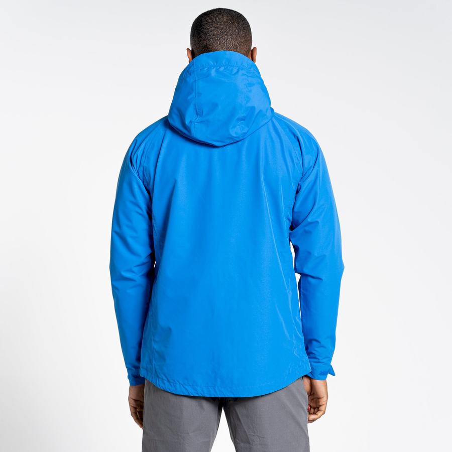 Craghoppers Waterproof Orion Men's Jackets Blue | MIC3677YW