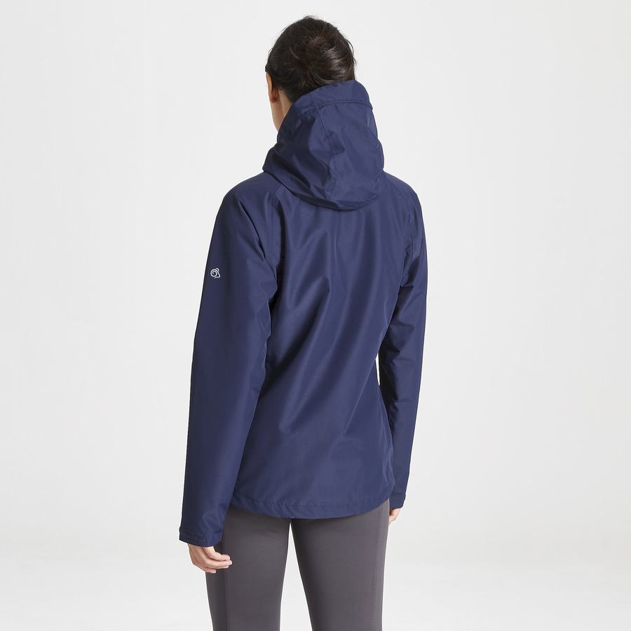 Craghoppers Waterproof Orion Women's Jackets Blue Navy | PEK3191WI