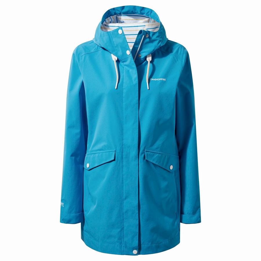 Craghoppers Waterproof Salia Women\'s Jackets Navy Blue | XOJ4429AN