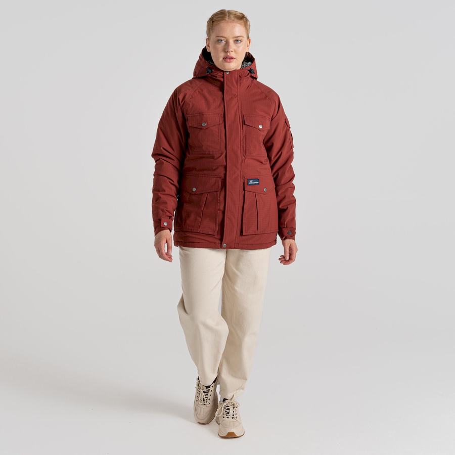 Craghoppers Waverley Thermic Women's Jackets Deep Red | ECP4410ZF